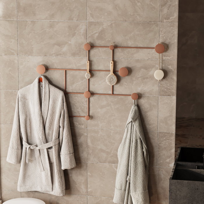 Wallity Fatara-C Colgador de Pared Metálico Cobre Wallity Fatara-C Colgador de Pared Metálico Cobre